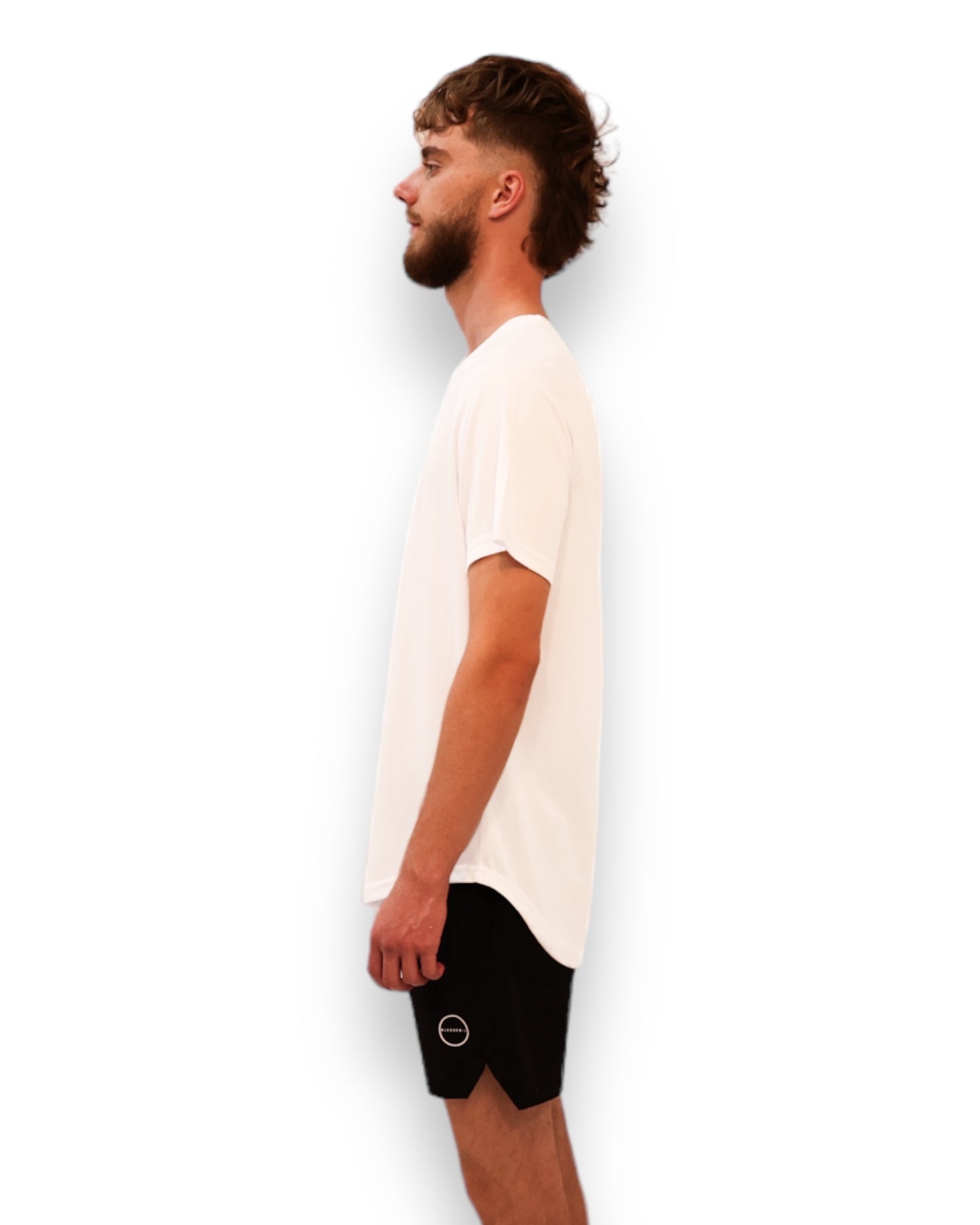 Strength Textured T-Shirt - White - premium Apparel & Accessories > Clothing > Shirts & Tops - Blessed-1 activewear, lululemon alternative, alo yoga dupe