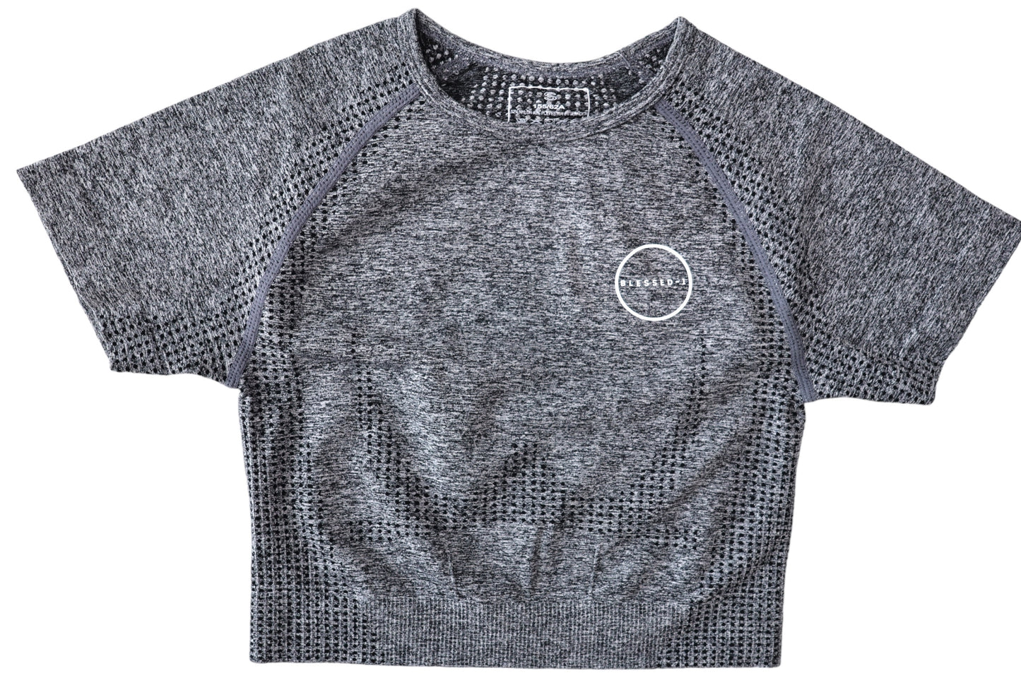 Contour Crop Top - Dark Grey