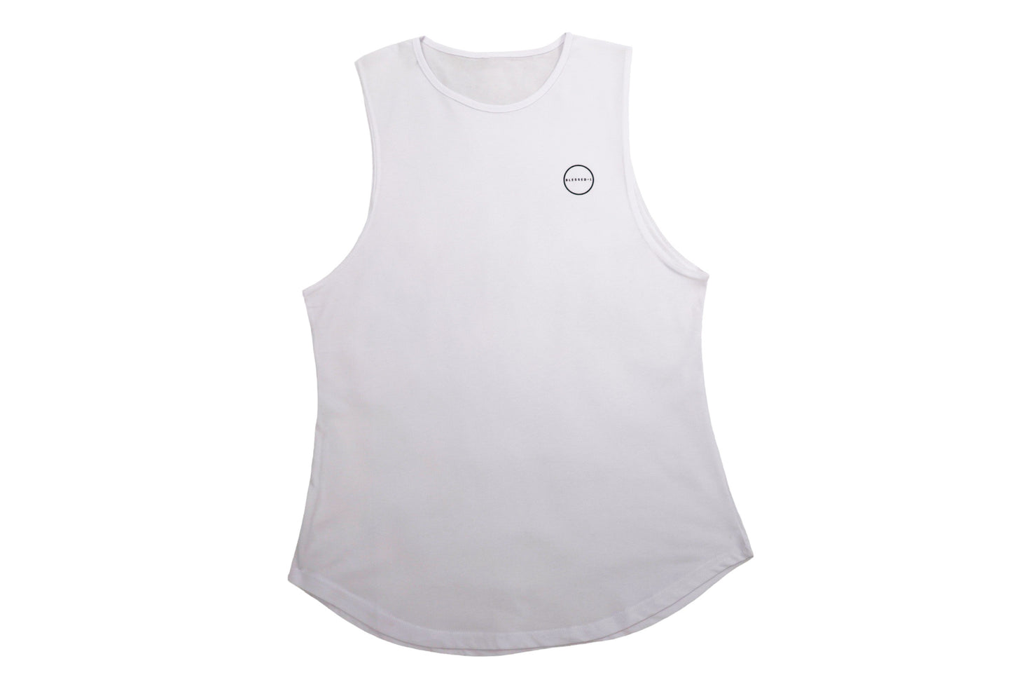 Strength T-Shirt Sleeveless - White - premium nan - Blessed-1 activewear, lululemon alternative, alo yoga dupe
