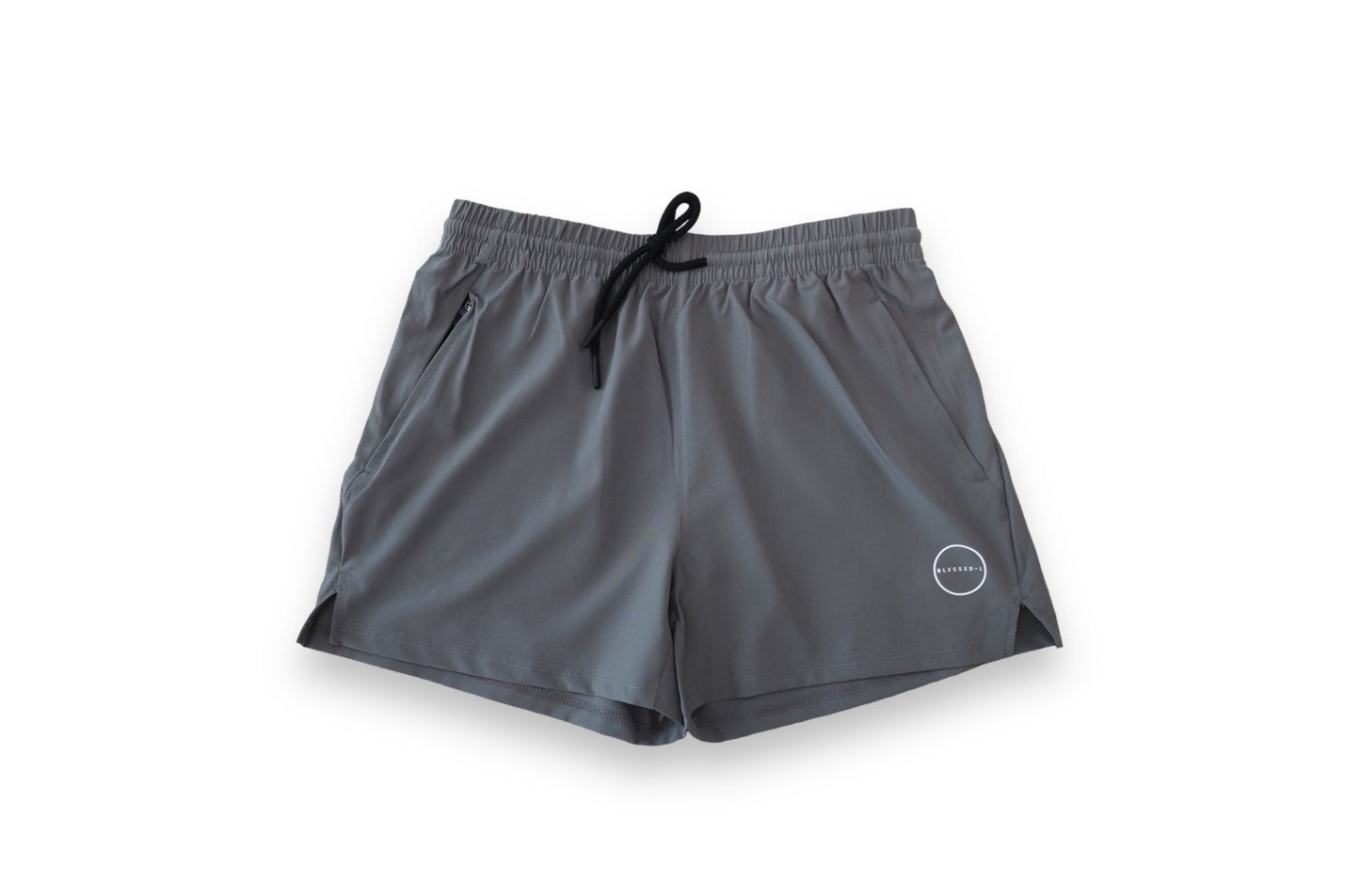 Strength 3" Shorts - Grey - premium Apparel & Accessories > Clothing > Shorts - Blessed-1 activewear, lululemon alternative, alo yoga dupe