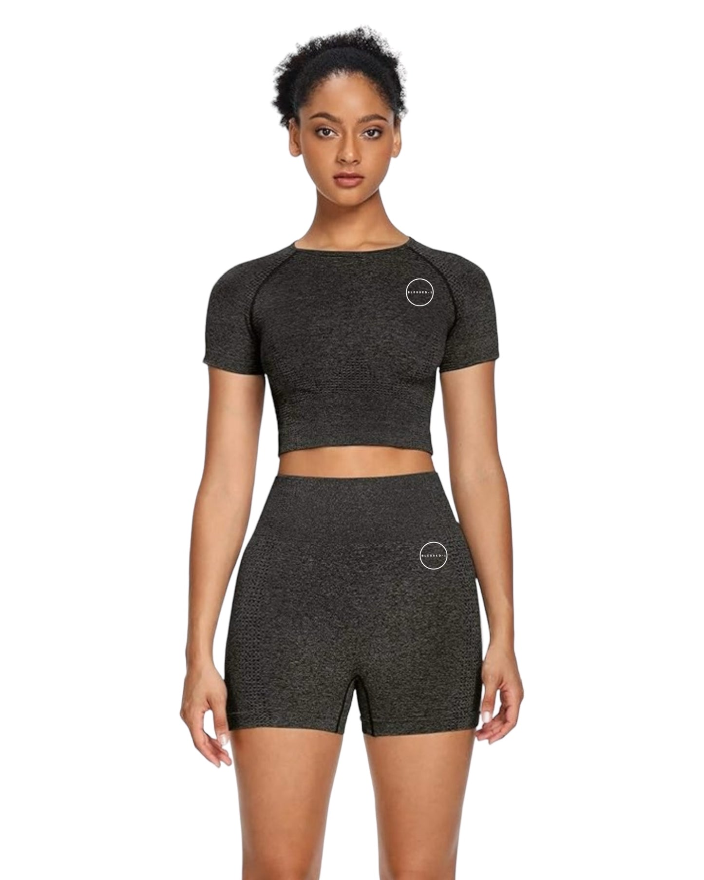 Contour Shorts - Black - premium Apparel & Accessories > Clothing > Shorts - Blessed-1 activewear, lululemon alternative, alo yoga dupe