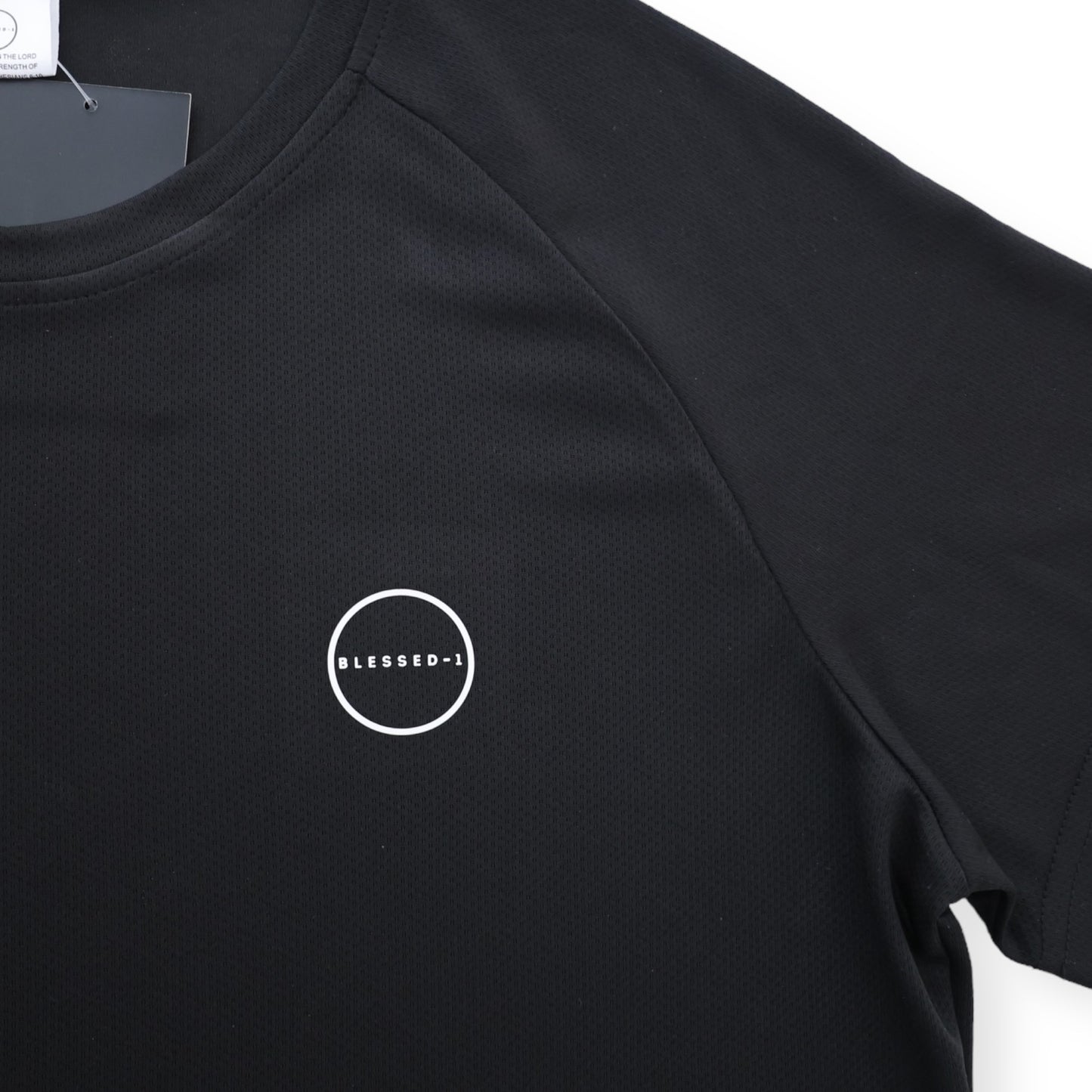 Strength Textured T-Shirt - Black