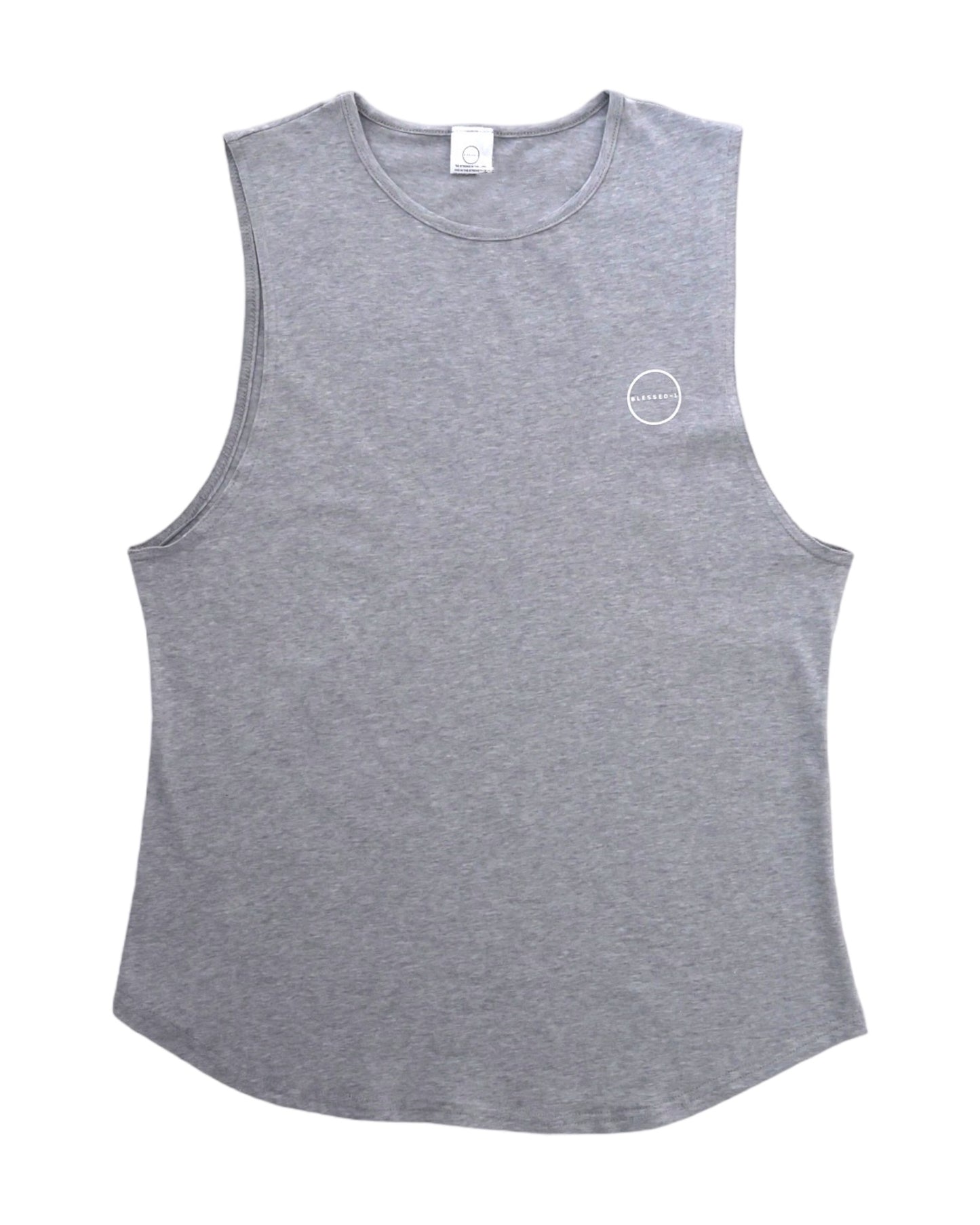 Strength T-Shirt Sleeveless - Grey - premium nan - Blessed-1 activewear, lululemon alternative, alo yoga dupe