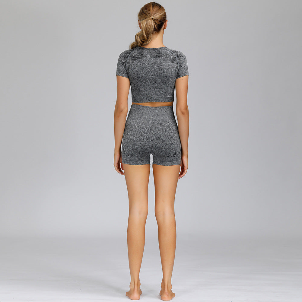 Contour Crop Top - Dark Grey