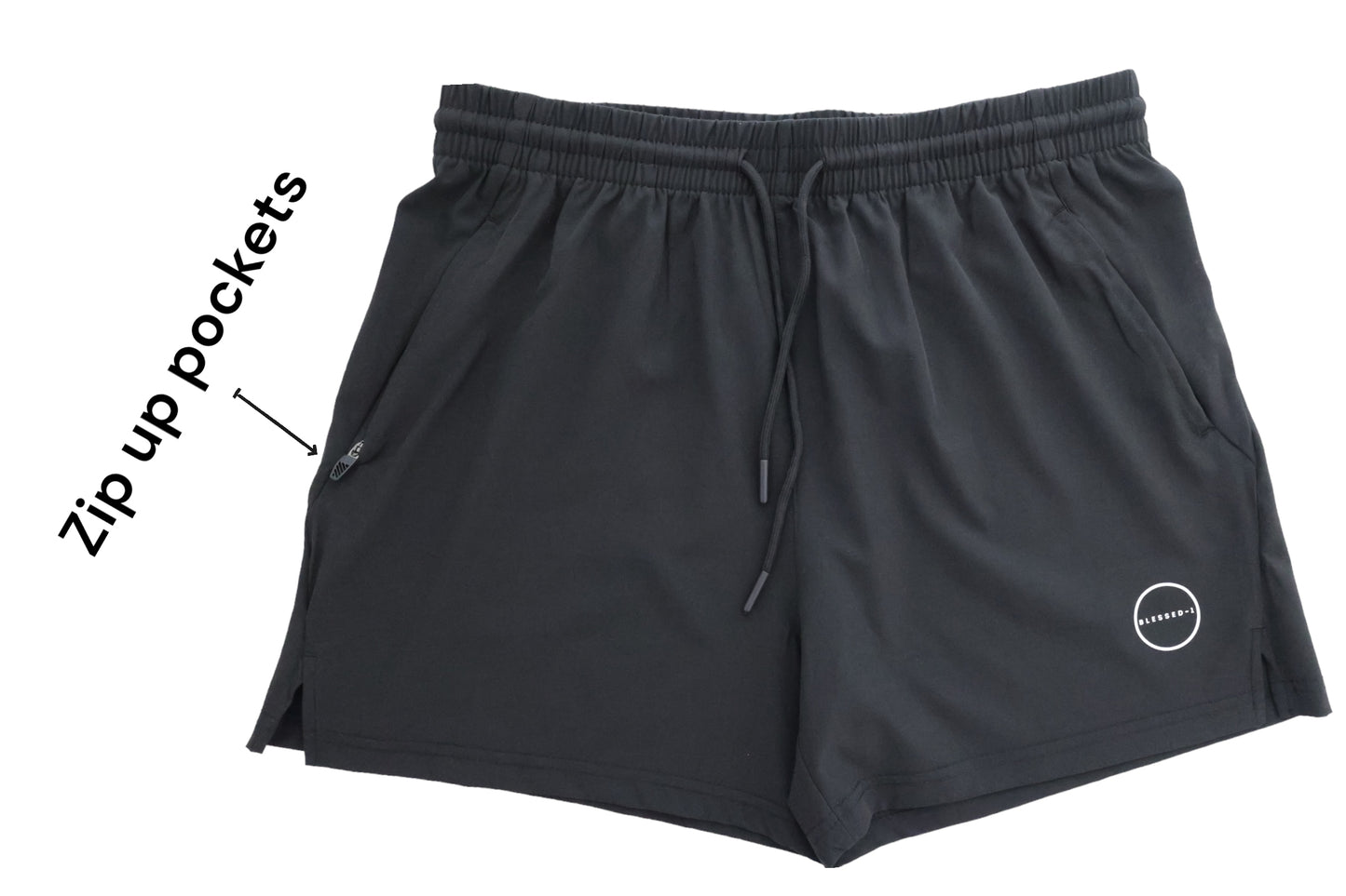 Strength 3" Shorts - Black